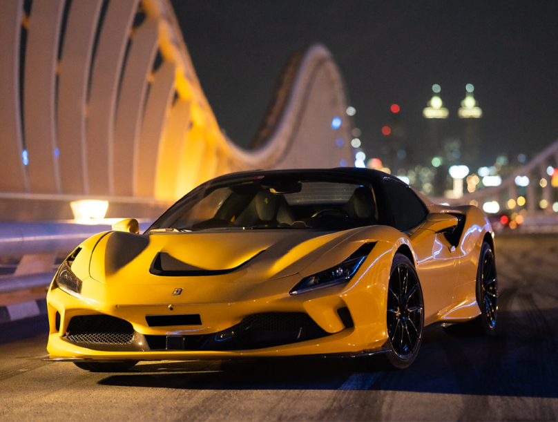 FERRARI F8 TRIBUTO – YELLOW