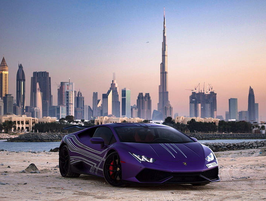 LAMBORGHINI HURACÁN EVO SPYDER – PURPLE
