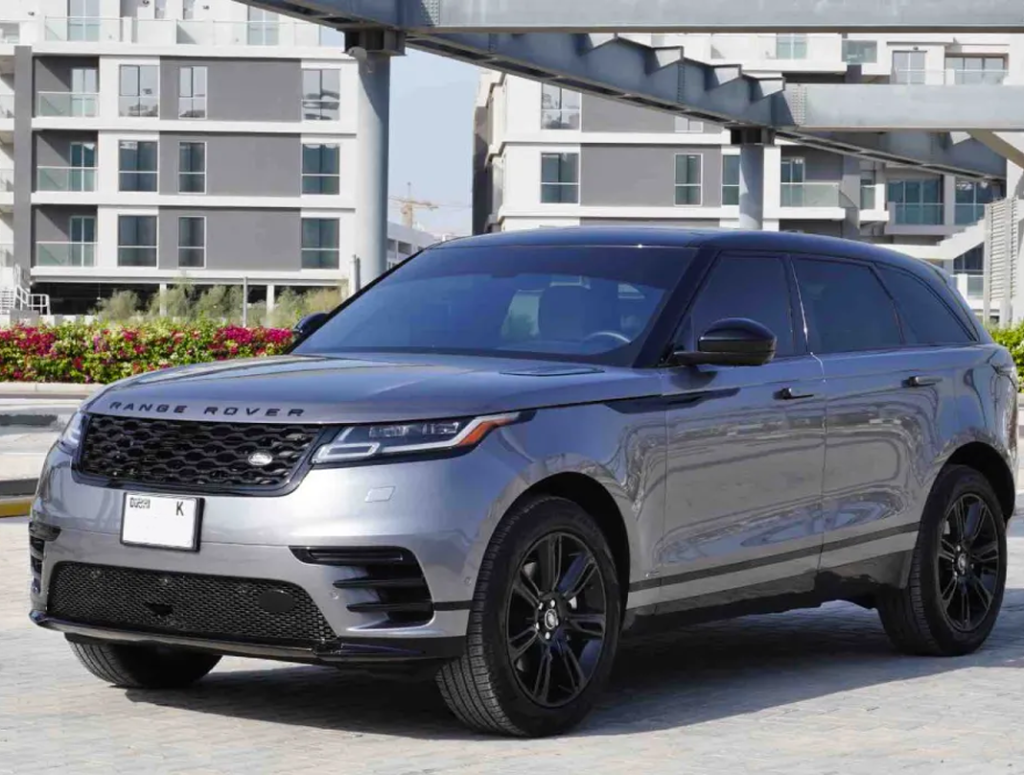 Gray Range Rover Velar R Dynamic Range Rover Rental Car in Dubai - ACC Cars Rental