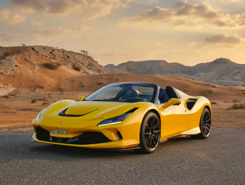 FERRARI F8 SPIDER – YELLOW